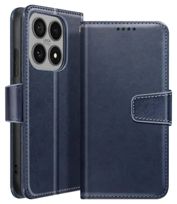 Obrázek produktu pro Avizar, pouzdro s peněženkou a skládací stojánkem pro Xiaomi 17, tmavě modré