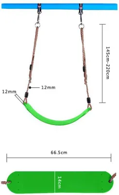 Obrázek produktu pro Venkovní houpačka pro dospělé a děti, 33 (d) x 42 (š) x 38 (v) cm