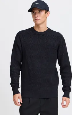 Produktbild von Casual Friday CFKarl Herren Strickpullover Grobstrick Pullover mit Rippbündchen 100% Baumwolle Regular fit
