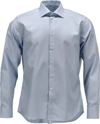 Image de Chemise à carreaux bleu clair/blanc, taille 47 MASCOT 22604-744-7106