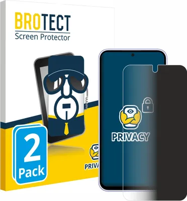 Produktbild von 2x BROTECT Sichtschutzfolie für Samsung Galaxy A54 5G Enterprise Edition Anti-Spy Privacy Sichtschutz Blickschutz Folie Blaulicht-Schutz