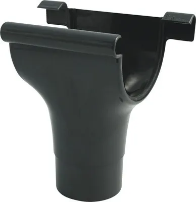 Produktbild von Marley Rinnenstutzen Kunststoff rund Anthrazitgrau RAL 7016 NW 100/75 mm