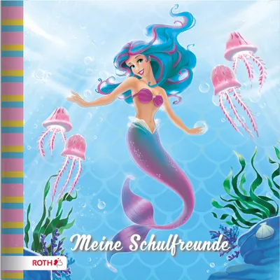 Obrázek produktu pro ROTH89264 ROTH Freundebuch "Meerjungfrau", 165 x 165 mm, 64 Seiten