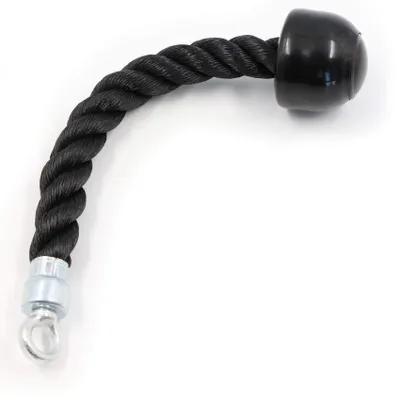 Produktbild von fuxunamz Trizepsseil Einhand Trizepstau Trainingsseil - Triceps Rope Krafttraining Griff, Zugseil Armtrainer Bizeps Tau, Trizepstraining Zughilfe, für Workout am Seilzug Fitness Kabelzug Kraftturm