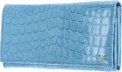 Produktbild von Golden Head Leder Geldbörse Cayenne RFID Protect Ladies Purse Wallet Azure blau