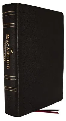Produktbild von Nkjv, MacArthur Study Bible, Black Genuine Leather, Comfort Print