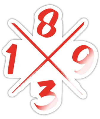 Produktbild von Spreadshirt Stuttgart 1893 Fußball Fan Sticker Aufkleber, 10 x 10 cm, Weiß glänzend