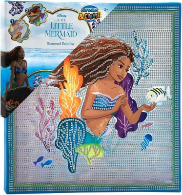 Image de Canenco La petite sirène peinture au diamant toile XL