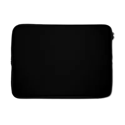 Produktbild von MuchoWow® Laptop Hülle 14 ZollSchwarz - Dunkel - Massiv - Farbe Laptoptasche - Laptoptasche - Stoßsicher - Schutzhaube