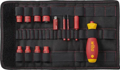Produktbild von WIHA Schraubendr.+Steckschl.Set slimVario 1/4" 1 Stück
