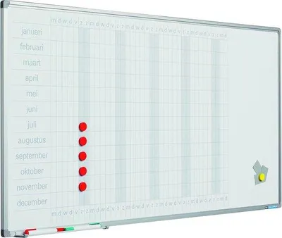 Productafbeelding van Zacht profiel, 8 mm, inclusief dagbladen - Jaarkalender - 90x120 cm - Engelse versie - A4-formaat