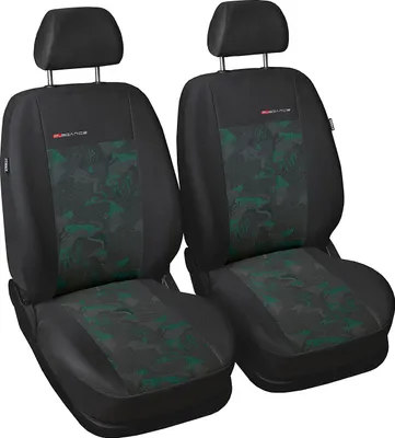 Produktbild von Elegance 6 Universal Autositzbezüge - Polyester/Velours Front Grün