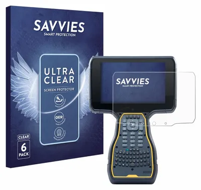 Produktbild von 6x Für Trimble TSC7 Controller Schutzfolie Savvies Displayschutz Display Schutz Folie Klar Transparent