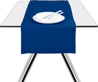 Produktbild von Excelsa Tischläufer Panama Color Baumwolle 140Xh0,1X45 Cm Blau