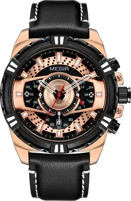 Produktbild von Uhr MEGIR KA-38558 - Schwarz / Gold für Herren KP38558