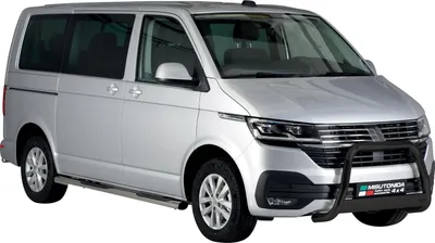 Obrázok produktu pre Frontbügel Frontschutzbügel für VW T6.1 Transporter 2019-2024 ø63 Stahl Schwarz