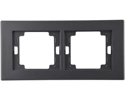 Imagen del producto de Marco doble E2 5001160111651 Cube², color gris