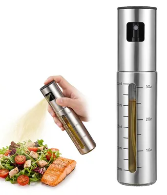 Image de Pulvérisateur d'huile - Flacon rechargeable pour huile de cuisson - Idéal pour les friteuses à air chaud, les salades et les barbecues