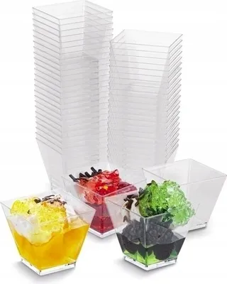 Immagine prodotto di Set di mini contenitori da dessert da 50 x 60 ml per finger food