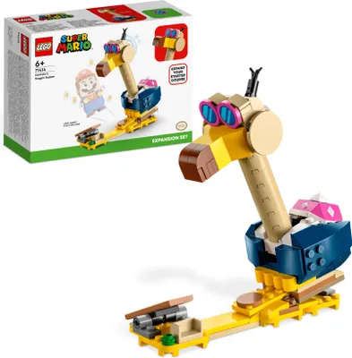 Produktbild von LEGO Super Mario Starterset für Mario, Luigi oder Peach 71414, 14 cm hoch, 6 cm breit, 15 cm tief, 130 Teile, inkl. App & Bauanleitungen