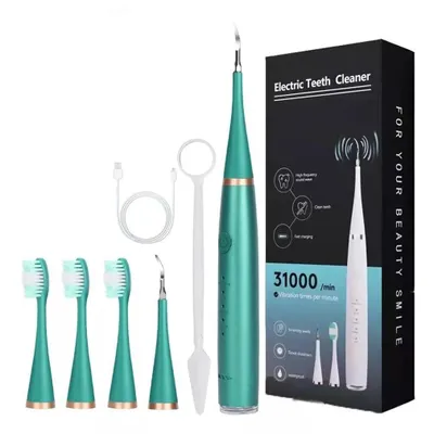 Image de Electric Sonic dents Scaler Oral Irrigator Dents de blanchiment outil de nettoyage vert