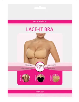Productafbeelding van Bye-Bra - Lace-It Push-Up Enhancer Beige Cup D