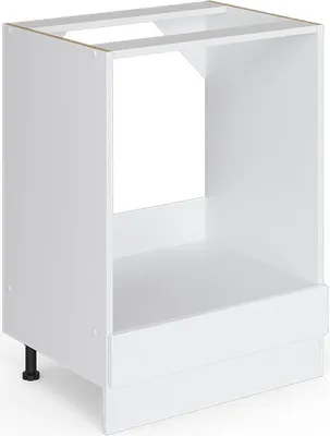 Produktbild von Herdumbauschrank Vicco R-Line Weiß Hochglanz 60 cm , AP Eiche, Model 45491