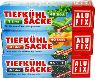 Produktbild von Gefrierbeutel - Tiefkühlbeutel - Beutel - Einfrieren - Aufbewahren