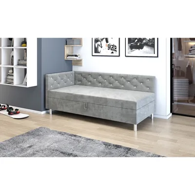 Obrázok produktu pre Jednolôžková posteľ 110x195 PIXI PLUS 1 - šedá