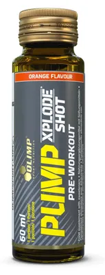 Zdjęcie produktu dla Olimp Pump Xplode Shot, 9 sztuk x 60 ml - Smak owocowy punch