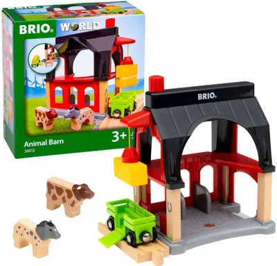 Image de Grange à animaux avec wagon de foin BRIO 63601200