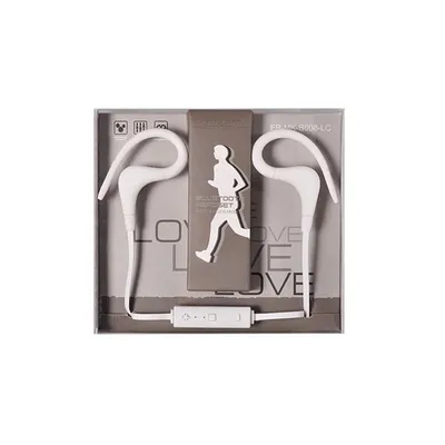 Immagine prodotto di Bluetooth In Ear Jogging Sport Cuffie Earhook Stereo Headset 3.5mm Bianco con microfono per telefono cellulare iPhone Samsung Sony Huawei
