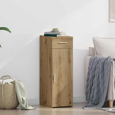 Produktbild von vidaXL Sideboard mit Schubladen Artisan-Eiche 30 x 42,5 x 93 cm