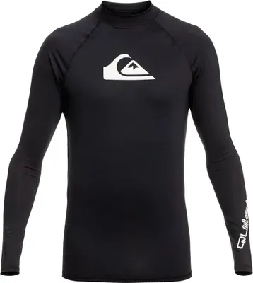 Image de Quiksilver - Rash Guard à manches longues, noir, taille M, pour homme, couleur : noir, taille : M
