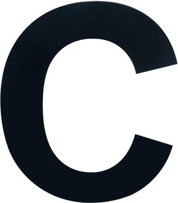 Immagine prodotto di Numero civico in acciaio inossidabile, modello C - Dimensioni: 15 cm - Design moderno - Numero civico in acciaio inossidabile, modello C