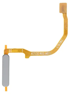 Imagen del producto de Clappio, sensor de huellas dactilares de repuesto para Samsung Galaxy A17 4G, con cable flexible, color gris