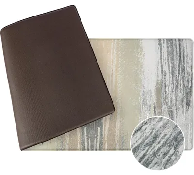 Produktbild von ANRO Anti-Ermüdungsmatte Sandstone 50x120 cm – Stehmatte 1 cm geschäumt, rutschhemmend, abwischbar, für Fußbodenheizung geeignet
