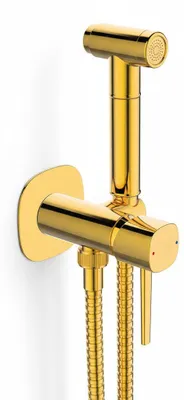 Produktbild von Unterputz-Bidet-Handbrause-Set Gold glänzend elegant