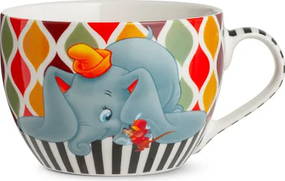 Produktbild von GILDE Cappuccinotasse, "Dumbo", Porzellan, mehrfarbig, , H. 8 cm, D. 11 cm 81334