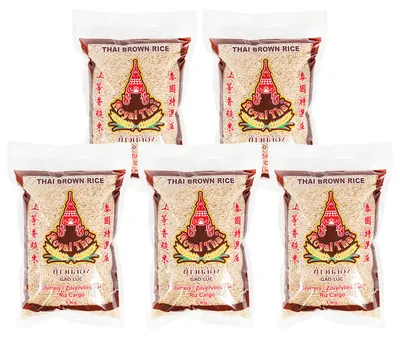 Produktbild von Royal Thai Brauner Reis Gao Luc 5x1kg