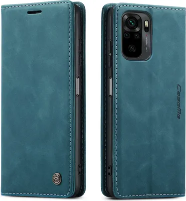 Obrázek produktu pro Redmi Note 10 4G Pouzdro, RetroPolyuretanKožené Pouzdro s Funkcí Stojánku pro Xiaomi Redmi Note 10 4G / Note 10S modré
