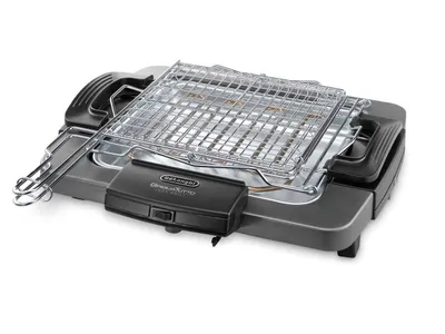 Produktbild von De’Longhi BQ 60.X, 1900 W, Grill, Elektro, Tisch, Feuerrost, Schwarz, Grau