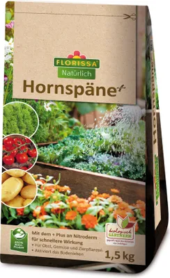 Produktbild von [STREICHUNG 2026] Hornspäne Plus (1,5 kg) |  Dünger von Florissa