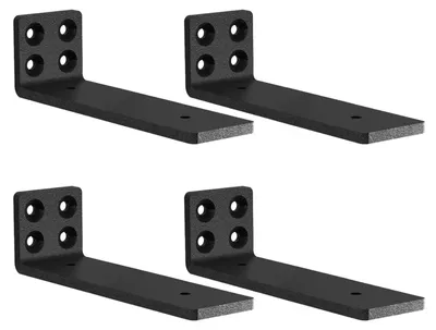 Image de Lot de 4 supports de planches robustes en acier, 20 cm