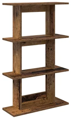 Produktbild von vidaXL Wandregal Wandhalterung Altholz 56 x 20 x 90 cm Holzwerkstoff