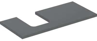 Produktbild von Geberit ONE Waschtischplatte, Ausschnitt links, für Aufsatzwaschtisch Schalenform, 105x3x47cm, 505.294.00.3