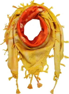 Produktbild von Palituch - bunt-batik-tiedye 01 - Red sun - Kufiya PLO Tuch