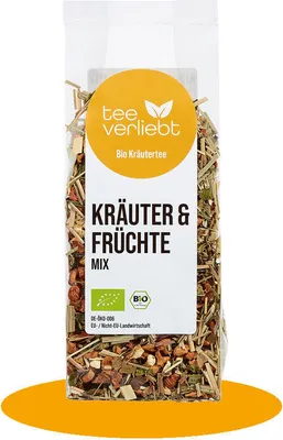 Produktbild von teeverliebt - Kräuter & Früchte Mix loser Kräutertee | 75 g