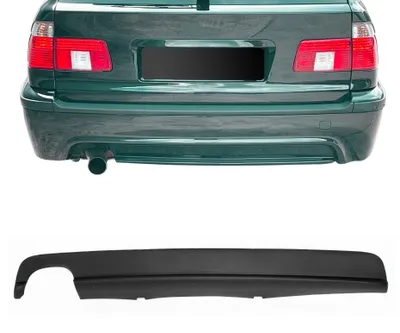 Für BMW 5er E39 Limo Touring 95-03 mit M-Paket Heckdiffusor Diffusor Stoßstange in der Farbe von Jom Car-Parts GmbH