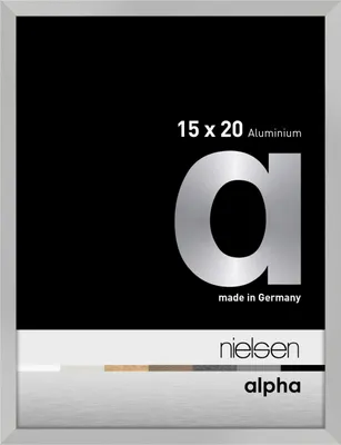 Obrázok produktu pre Hliníkový rám na obrazy Nielsen Alpha 15x20 cm strieborný matný